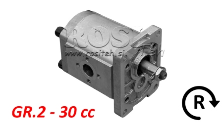 POMPA IDRAULICA GR.2 30 CC DESTRA - FLANGE