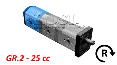 HIDRAVLIČNA ČRPALKA 20C25X066 REAR GR.2 25 CC DESNA