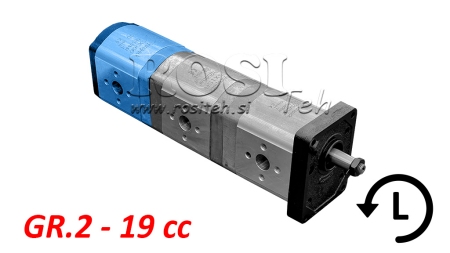 BOMBA HIDRÁULICA 20A19X066 TRASERA GR.2 19 CC IZQUIERDA