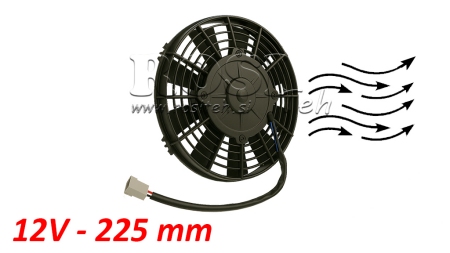 AXIALFLÄKT 225MM DRAGANDE 12V