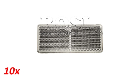 NÉGYZETES REFLEKTOR FEHÉR 105X48 (10DB)