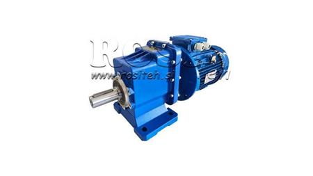 1Faza 1.1kW-SILNIK ELEKTRYCZNY Z REDUKTOREM ERC03 MS90 54rpm
