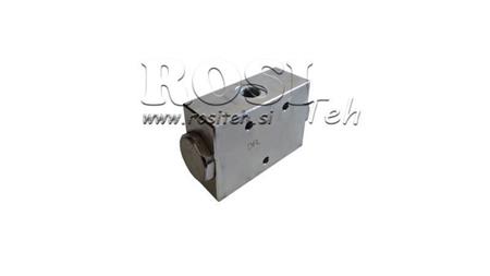 VALVOLA DIVISORE DI FLUSSO IDRAULICO V1027 DFL 60-80 lit - 3/8 - 250 bar (max.300 bar) METALLO