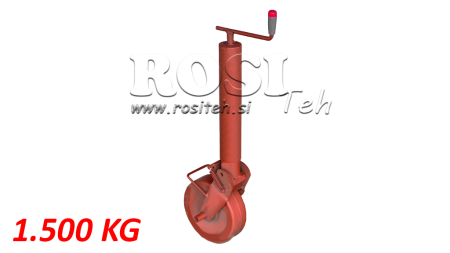 SRIEGINIS PALAIDAS KOJOS 300MM - 1500KG SU PALAIDU RATLANKIU