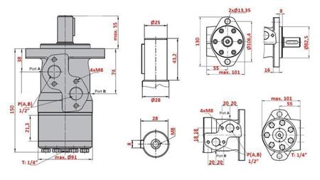 HIDRAULINIS VARIKLIS MP 160