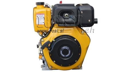 silnik diesla 418cc-7.83kW-10.65HP-3,600 RPM-H-KW25x88-ręczny start