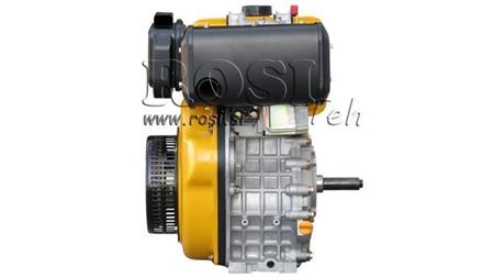 silnik diesla 418cc-7.83kW-10.65HP-3,600 RPM-H-KW25x88-rozruch ręczny