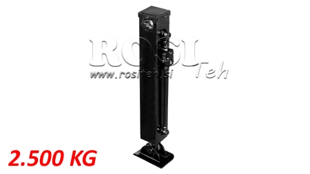 HYDRAULISCHE VOET DUBBELWERKEND 2.5 TON 420MM (90X90X600)
