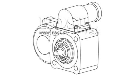 HYDRAULISK PUMPDRIV - ZF2