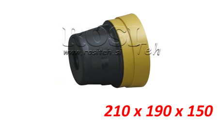OSŁONA OCHRONNA P.T.O. PVC 210x190x150