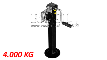 KANDURIGA TOETUSJALGA FLANGEGA 380MM - 4.000KG