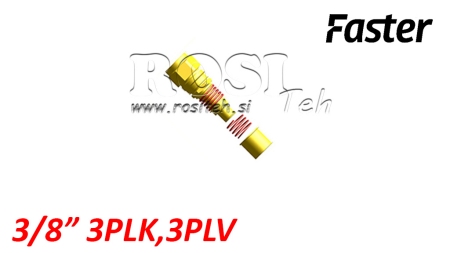 MOTERIŠKA GREITA JUNGTIS MULTI-FASTER 3/8 3PLK 3PLV FIKSUOTA DALIS