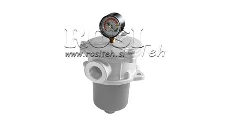 IMU-MITTA HYDRAULISELLE SUODATTIMELLE -1 - 0 BAR - 1/8
