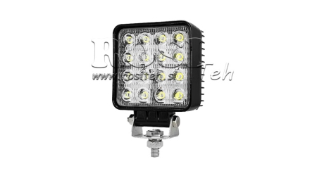 LAMPADA DA LAVORO A LED - LUCE 16 LED 48W 12V-24V