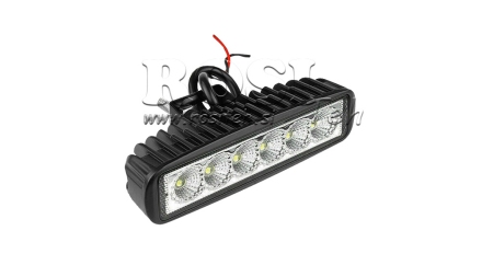 LAMPADA DA LAVORO A LED - LUCE 6 LED 18W 12V-24V