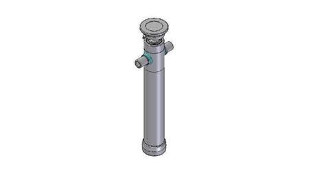2025S -CYLINDER TELESKOPOWY STANDARD/KULKA 2 ETAPY SKOKU 895 ŚREDNICA 80