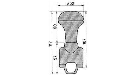 HÅNDTAK-BALL RATT FOR RATTKANT DIAMETER 360