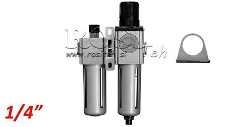 PNEUMATYCZNA JEDNOSTKA PRZYGOTOWAWCZA 200 G1/4 40µ 0-10b