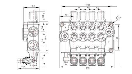ZAWÓR HYDRAULICZNY 4xP120