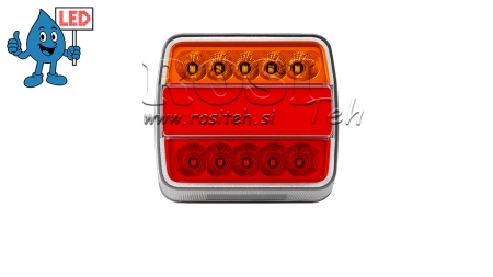 LED ZADNÉ SVETLO PRE PRÍVES KOMBINOVANÉ 4 FUNKCIE 12V