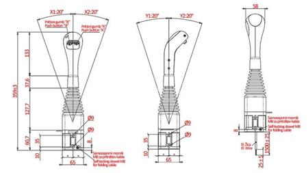 JOYSTICK NIMCO PER VERRICELLO A PALLA - 2x PULSANTE