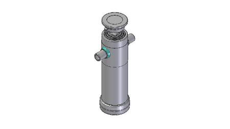 3066S -TELESCOPISK CYLINDER STANDARD/BOLD 4 TRIN SLAG 1190 DIAMETER 112