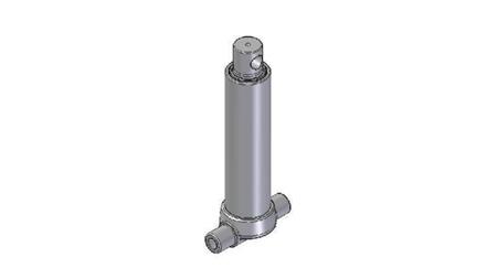 3521F -TELESCOPIC ZYLINDER UNTERE – LOCH 2 STUFEN HUB 495 DURCHMESSER 95