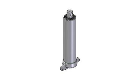 3549F -TELESCOPIC ZYLINDER UNTERE – LOCH 4 GRAD HUB 1990 FI 124