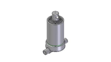 3551F -TELESCOPIC ZYLINDER UNTERE – LOCH 5 GRAD HUB 980 FI 152