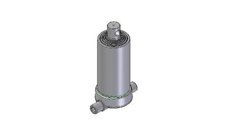 3552F -TELESCOPIC ZYLINDER UNTERE – LOCH 5 GRAD HUB 1230 FI 152