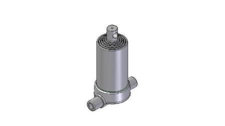 3593F -TELESCOPICZNY CYLINDER DOLNY – OTWÓR 5 STOPNIE SKOK 1190 FI 124