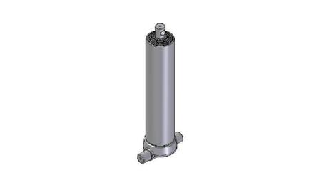 3596F -TELESCOPICZNY CYLINDER DOLNY – OTWÓR 5 STOPNIE SKOK 2490 FI 124