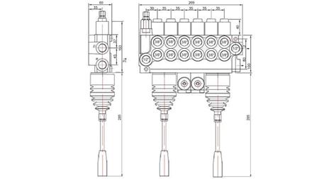 ZAWÓR HID. 6xP40   2x JOYSTICK