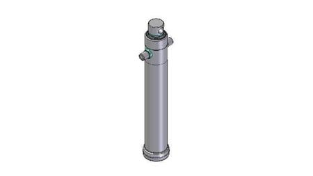 4029F -CYLINDER TELESKOPOWY STANDARD/OTWÓR 2 ETAPY PRZESUNIĘCIA 1395 ŚREDNICA 124