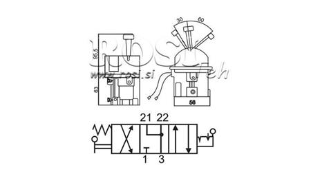 Schema_2 3 JOYSTICK PNEUMATICO