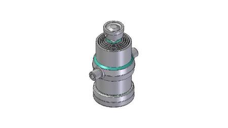 5005S -CYLINDER TELESCOPICZNY STANDARD/BALL 5 ETAPÓW SKOK 1275 ŚREDNICA 190