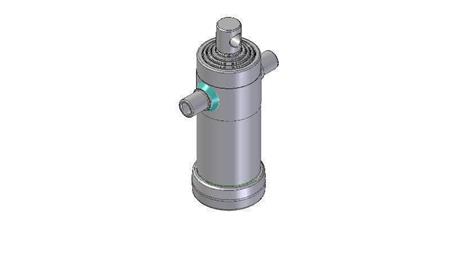 5023F -TELESCOPIC ZYLINDER STANDARD/LOCH 5 STUFEN HUB 1290 DURCHMESSER 112