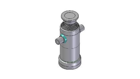 6004S -TELESCOPIC CYLINDER STANDARD/BALL 6 STUFEN HUB 1245 DURCHMESSER 124