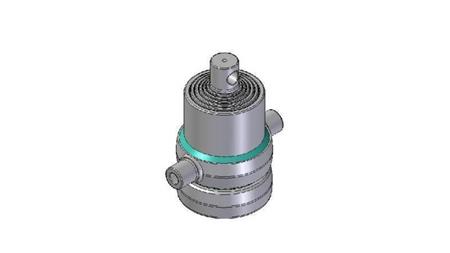 6017F -TELESCOPISK SYLINDER STANDARD/HULL 6 TRINN REISE 985 FI 170