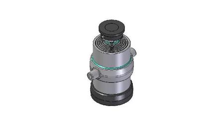 6051S - TELESCOPISCHE CYLINDER STANDAARD/BAL 6 FASES SLAAG 1505 DIAMETER 215