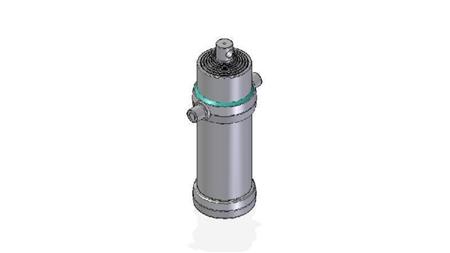 7022F -CYLINDER TELESKOPOWY STANDARDOWY/OTWÓR 7 ETAPÓW SKOKU 3445 ŚREDNICA 190