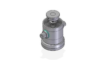 7061S -TELESCOPISK SYLINDER STANDARD/KULE 7 TRINN REISE 1687 DIAMETER 270