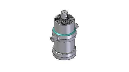 8006F -CILINDRO TELESCOPICO STANDARD/BUCO 8 STADI CORSO 2340 FI 190