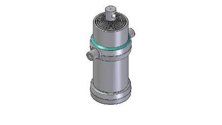8007F -CILINDRO TELESCOPICO STANDARD/BUCO 8 STADI CORSO 2980 FI 190