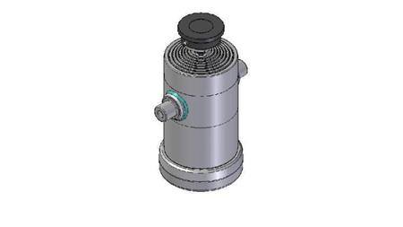 8013S - TELESCOPISK CYLINDER STANDARD/BALL 8 STEG RESA 2615 DIAMETER 240