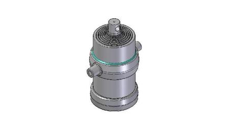8022F -TELESCOPIC Sylinder STANDARD/HULL 8 TRIN SLAG 2290 FI 215