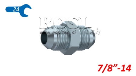 HIDRAULINIS DVIJŲ VOŽTUVAS JIC74° 7/8”-14 7/8”-14