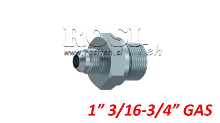 HIDRAULINIS REDUKTORIUS 1 3/16 JIC74°-3/4 DUJOS