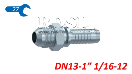 HIDRAULINIS SUJUNGIMAS AGJ JIC74° VYR DN13-1” 1/16-12