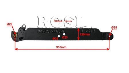 RAMIONA PODNOŚNIKA CIĄGNIKA TRZYPUNKTOWE CIĘGNA CBM 120X35 MM - 950MM DO 140HP
